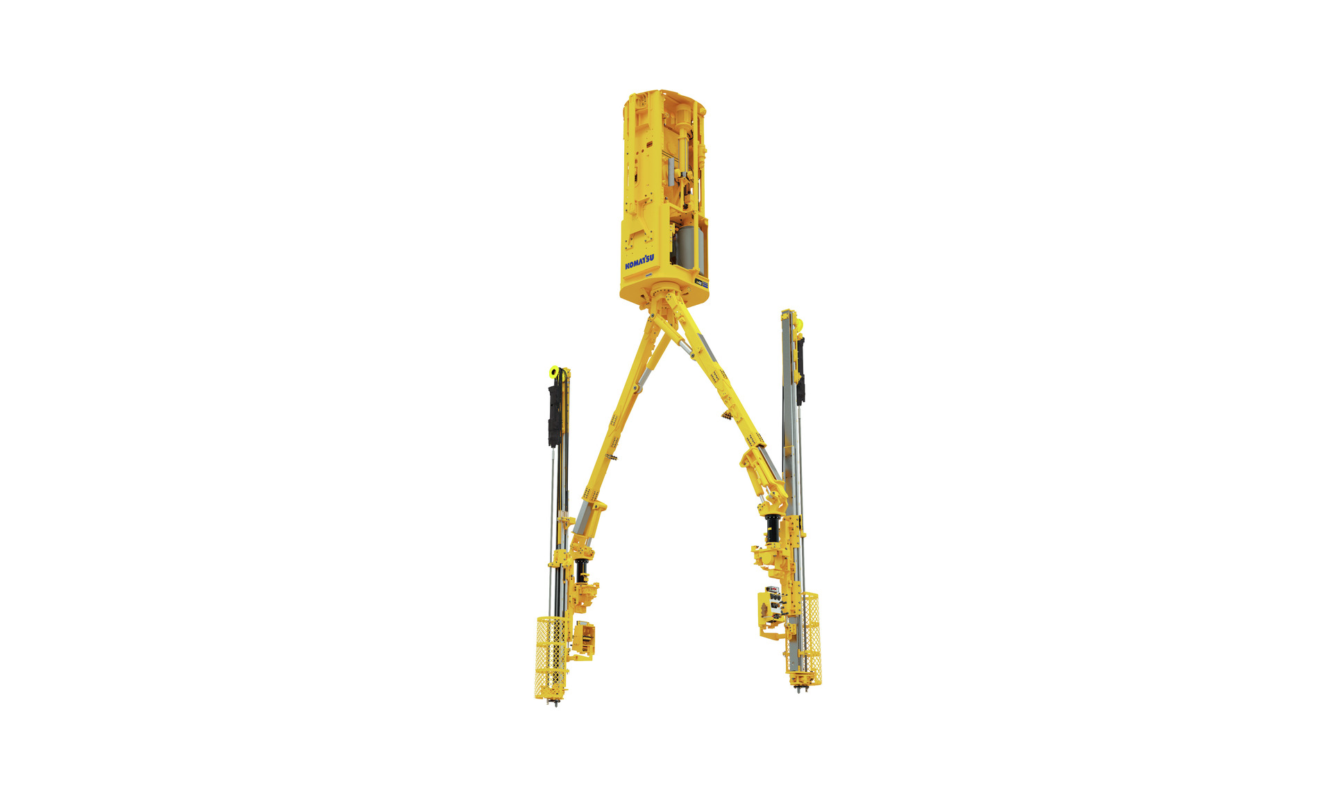 Komatsu ZS02 Shaft-sinking-equipment in white background