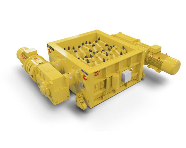 Komatsu DRX 1000 Crushing sizers in white background