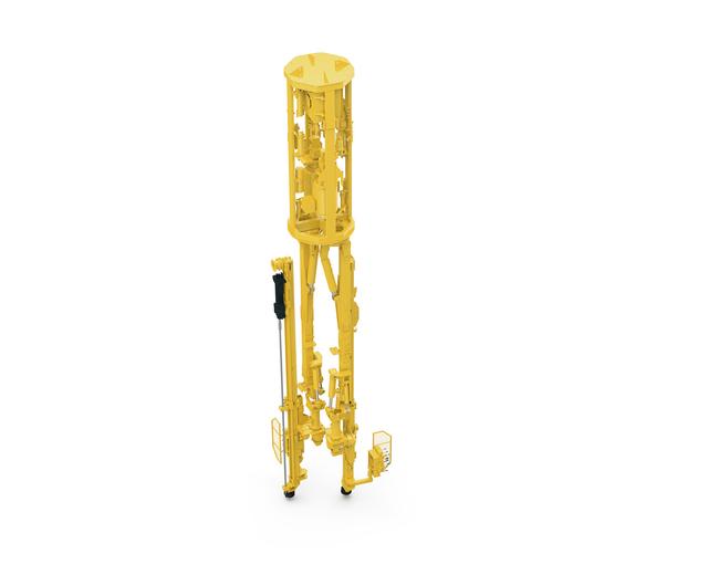 Komatsu ZS02 shaft-sinking-equipment in white background