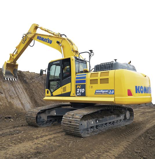 Komatsu's PC210LCi-11 excavator delivers versatility in a compact 