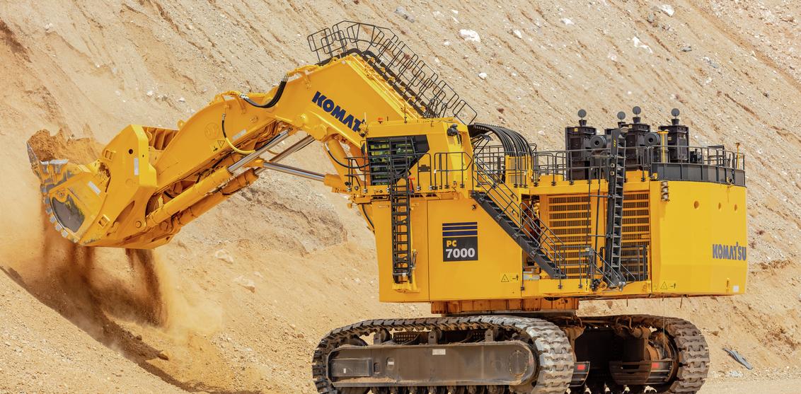 Komatsu PC7000 surface mining excavator