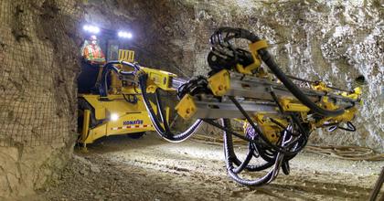 ZB31 underground hard rock diesel bolter | Komatsu