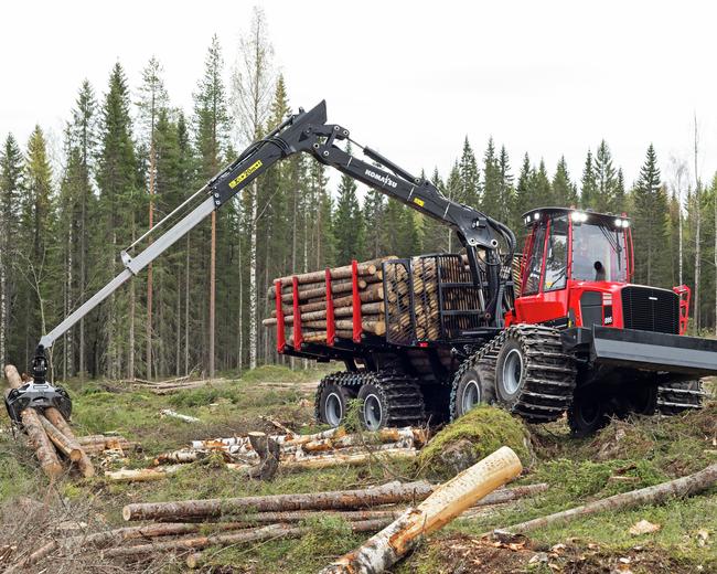 Options Komatsu forwarders
