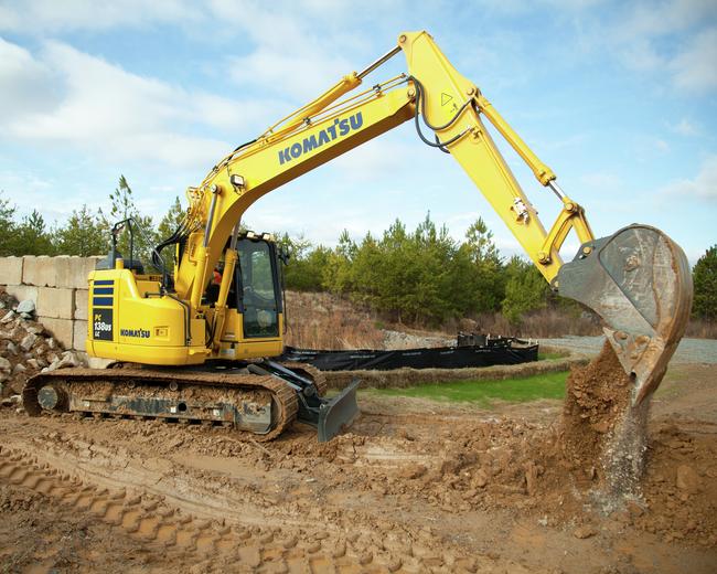 PC138USLC11 tight tail excavator | Komatsu