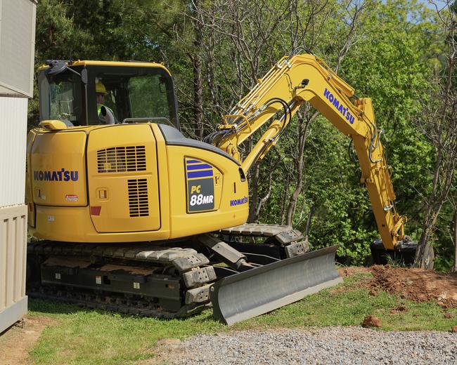 PC88MR-11 small hydraulic excavator | Komatsu