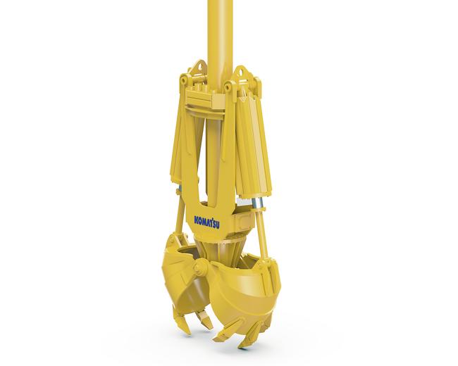 Komatsu ZM01 Shaft-sinking-equipment in white background
