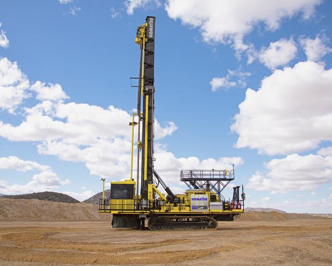Komatsu ZT44 blasthole drill in mining site