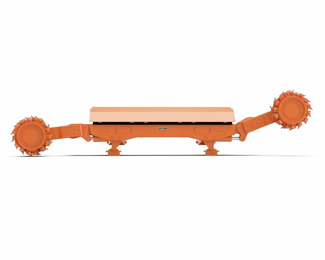 Komatsu 7LS5B longwall in white background