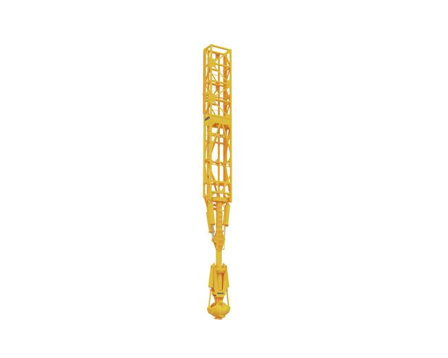 Komatsu ZM01 Shaft-sinking-equipment in white background