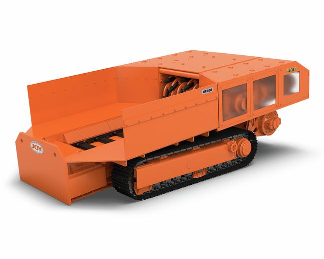 Komatsu UFB38 crushing joy underground feeder breakers in white background