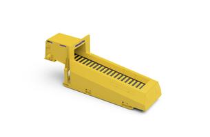 Komatsu RF31 Crushing reclaim feeder in white background