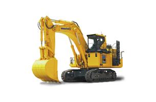 Komatsu PC2000 11 Excavator in white background