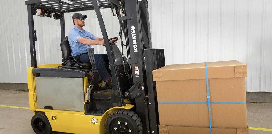 CARB regulations and forklift emissions Komatsu