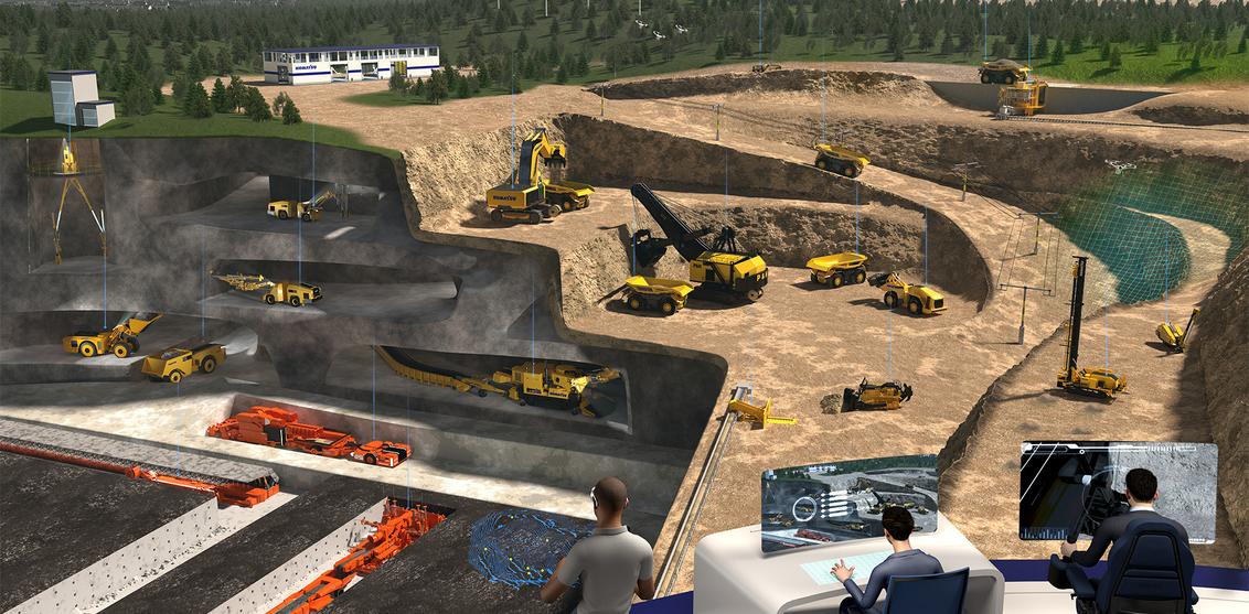Komatsu Future Mine Map 2022