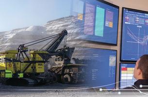 Surface mining technology screens monitoring shovel and truck