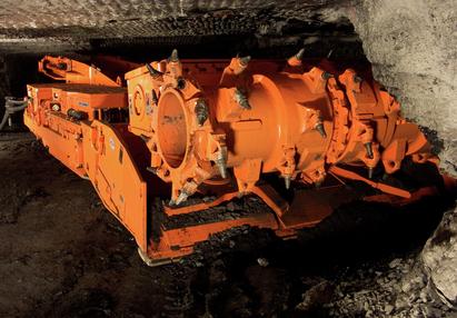 Joy 14CM15 continuous mine underground